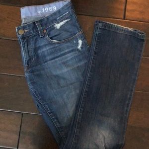 Gap Boyfriend Jeans Distressed